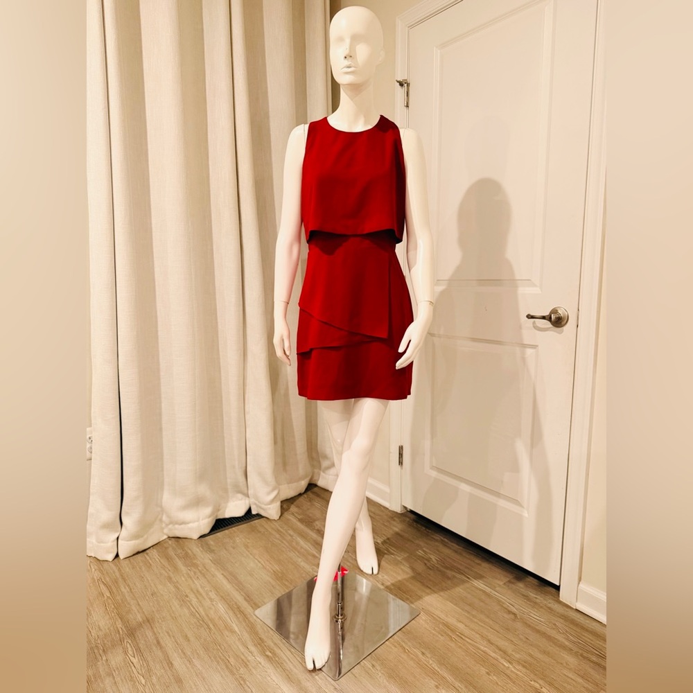 J. Crew Bold Red Dress